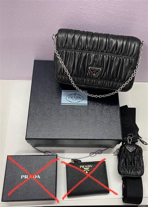 prada bag nappa leather|Prada gaufre shoulder bag.